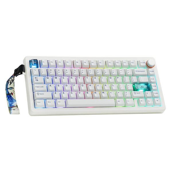 Клавіатура CIDOO QK75 White 6463 фото