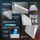 Клавіатура магнітна Attack Shark R68 HE Ice White Forged Carbon 9872 фото 3