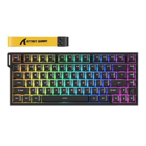Клавіатура магнітна Attack Shark R82 HE Black 5891 фото