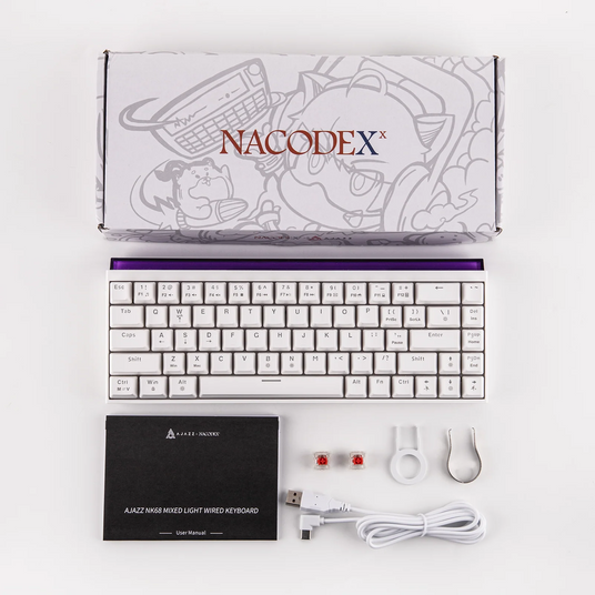 Купити Ajazz x Nacodex NK68 – механічну клавіатуру | PC BOOST