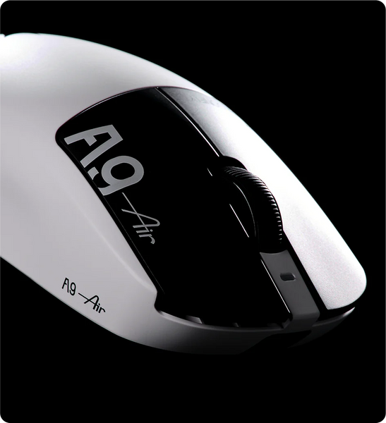 Бездротова миша ATK Dragonfly A9 Air Shadow White, сенсор PAW3950Ultra, 42000 DPI, 8000 Гц, Bluetooth / 2.4 ГГц / USB 5716 фото