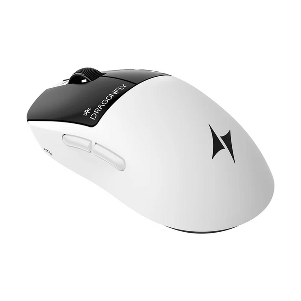 Бездротова миша ATK Dragonfly A9 Air Shadow White, сенсор PAW3950Ultra, 42000 DPI, 8000 Гц, Bluetooth / 2.4 ГГц / USB 5716 фото