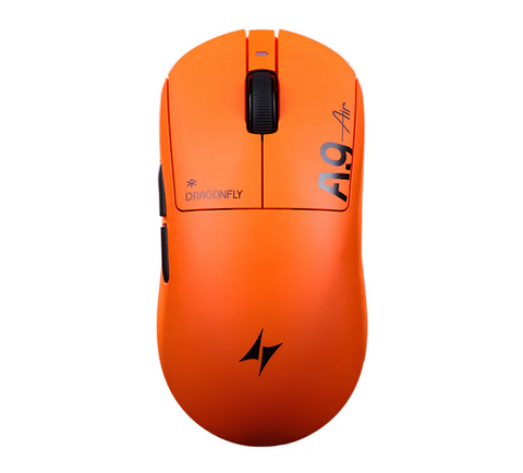 Бездротова миша ATK Dragonfly A9 Air Sunset Orange, сенсор PAW3950Ultra, 42000 DPI, 8000 Гц, Bluetooth / 2.4 ГГц / USB 5717 фото