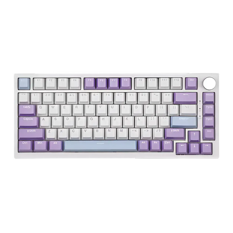 Клавіатура Ajazz AK820 White Purple 7261 фото