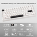 Клавіатура WOBKEY Rainy 75 Pro Silver 7193 фото 4