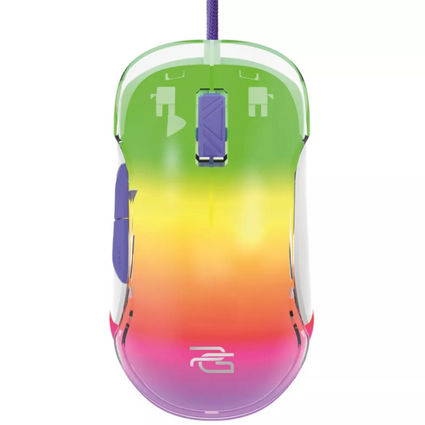 Дротова миша Proove Gaming Blaze White, прозорий корпус, сенсор PAW3311, 12000 DPI, 1000 Гц, USB підключення  69671 фото