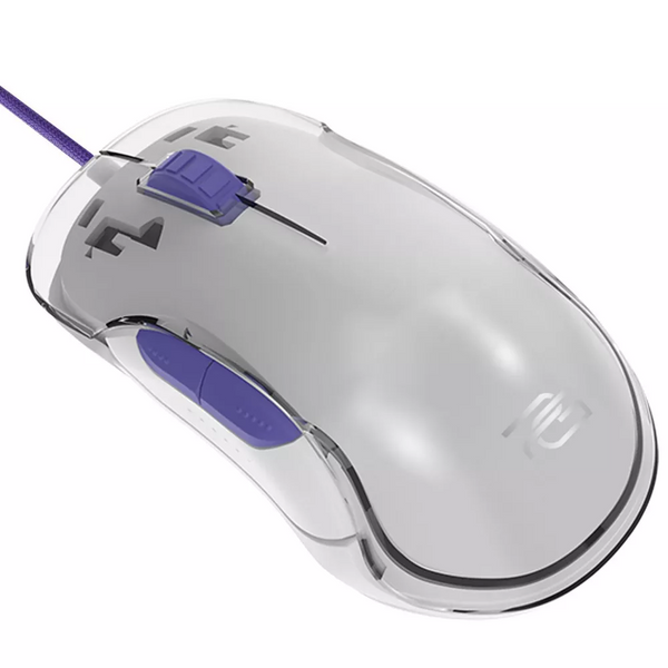 Дротова миша Proove Gaming Blaze White, прозорий корпус, сенсор PAW3311, 12000 DPI, 1000 Гц, USB підключення  69671 фото