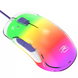 Дротова миша Proove Gaming Blaze White, прозорий корпус, сенсор PAW3311, 12000 DPI, 1000 Гц, USB підключення  69671 фото 3