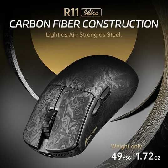 Купити Миша Attack Shark R11 Ultra Forged Black 7793 в інтернет