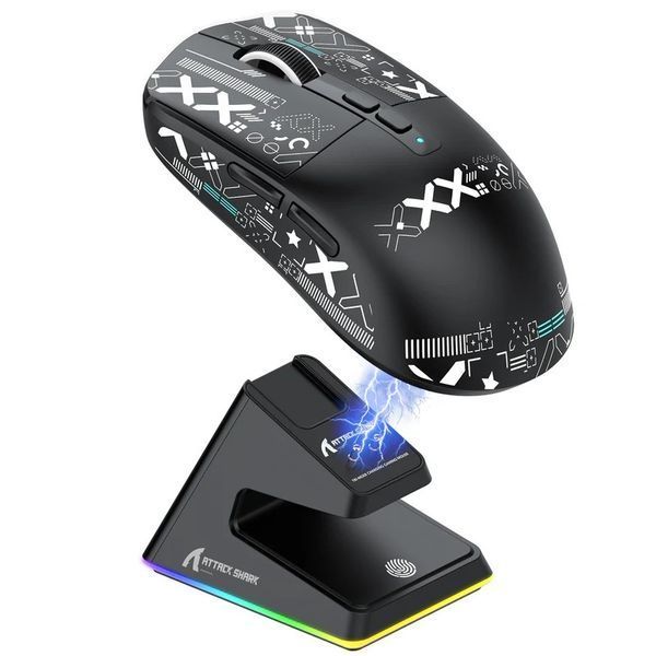 Миша Attack Shark X6 Black 2811 фото