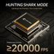 Бездротова миша Attack Shark R11 Ultra Forged Black, Carbon Fiber, сенсор PAW3950MAX, 42000 DPI, 8000 Гц, Bluetooth / 2.4 ГГц / USB 7793 фото 8