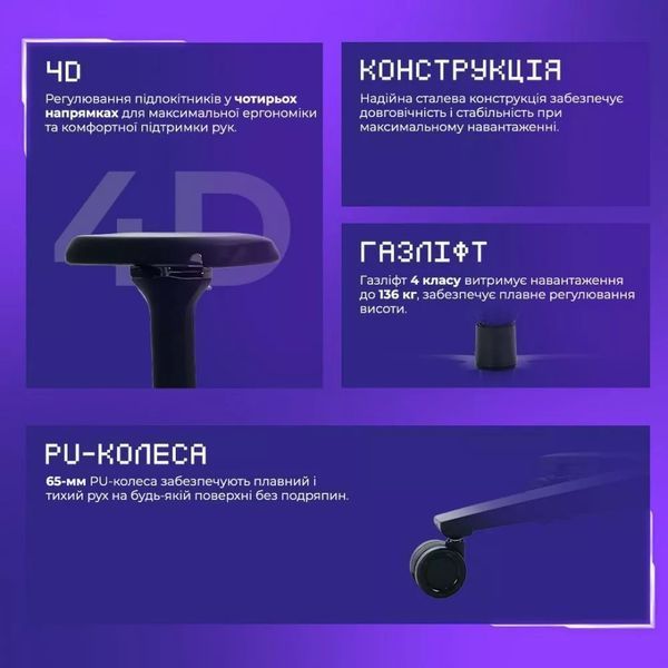 Крісло для геймерів Proove Gaming Geek 62048 фото