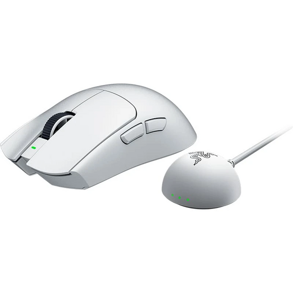 Бездротова миша RAZER Viper V4 PRO Wireless White (RZ01-05630200-R3G1), сенсор Focus Pro 50K Gen-3, 50000 DPI, 8000 Гц, Bluetooth / 2.4 ГГц / USB 7916 фото