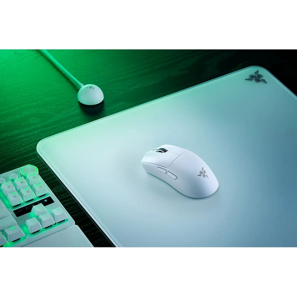 Бездротова миша RAZER Viper V4 PRO Wireless White (RZ01-05630200-R3G1), сенсор Focus Pro 50K Gen-3, 50000 DPI, 8000 Гц, Bluetooth / 2.4 ГГц / USB 7916 фото