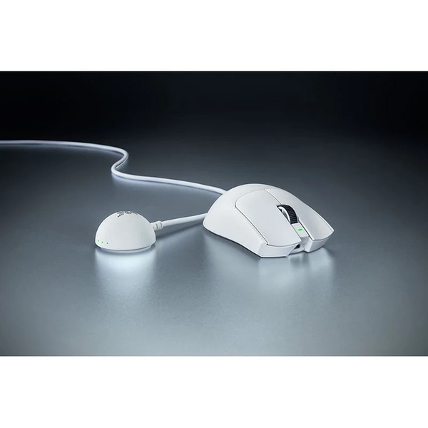 Бездротова миша RAZER Viper V4 PRO Wireless White (RZ01-05630200-R3G1), сенсор Focus Pro 50K Gen-3, 50000 DPI, 8000 Гц, Bluetooth / 2.4 ГГц / USB 7916 фото