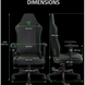 Крісло для геймерів RAZER Iskur V2 X Black Fabric (RZ38-05310100-R3G1) 7280 фото 7