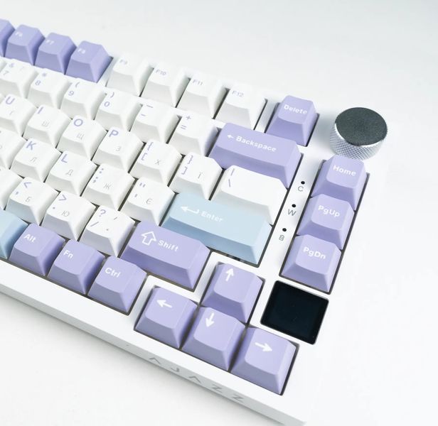 Клавіатура Ajazz AK820 Pro White Purple 1841 фото