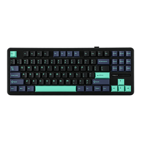 Механічна клавіатура Aula F87 Pro Black, Hot Swap, RGB, Bluetooth / 2.4 ГГц / USB 3211 фото