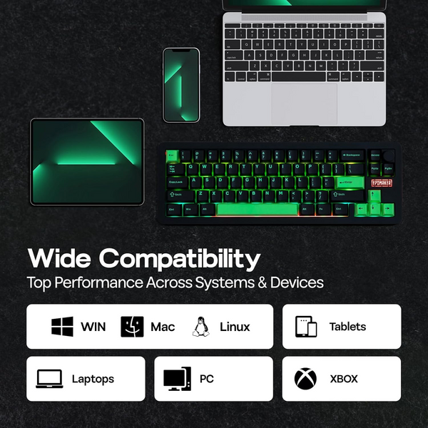 Клавіатура Epomaker Galaxy 68 Black 6881 фото