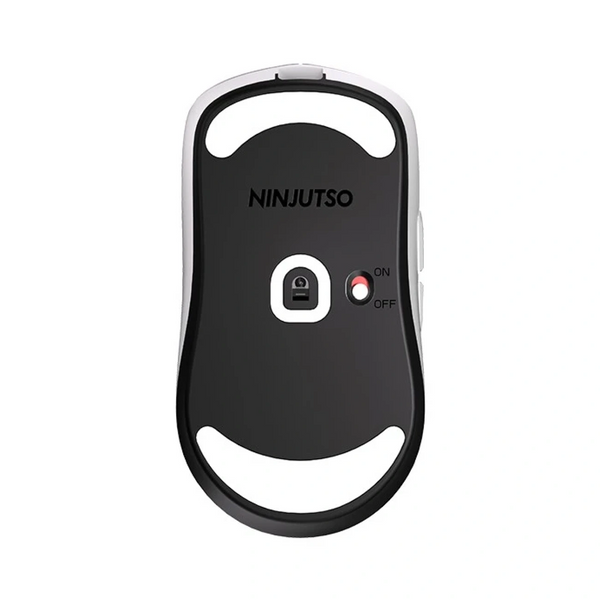 Бездротова миша Ninjutso Sora V2 8K White, сенсор PAW3395, 30000 DPI, 8000 Гц, 2.4 ГГц / USB 9816 фото