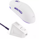 Бездротова миша Proove Gaming Superfight Wireless White Purple, з док-станцією, сенсор PAW3311, 22000 DPI, 1000 Гц, Bluetooth / 2.4 ГГц / USB 68583 фото