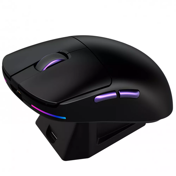 Бездротова миша Proove Gaming Superfight Wireless Black Purple, з док-станцією, сенсор PAW3311, 22000 DPI, 1000 Гц, Bluetooth / 2.4 ГГц / USB 68583 фото