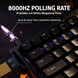 Клавіатура магнітна Attack Shark X68HE Black 6806 фото 4