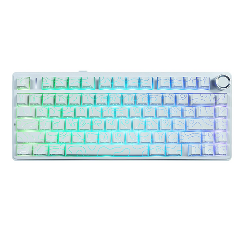 Клавіатура AULA F75 White Contour Line 2141 фото