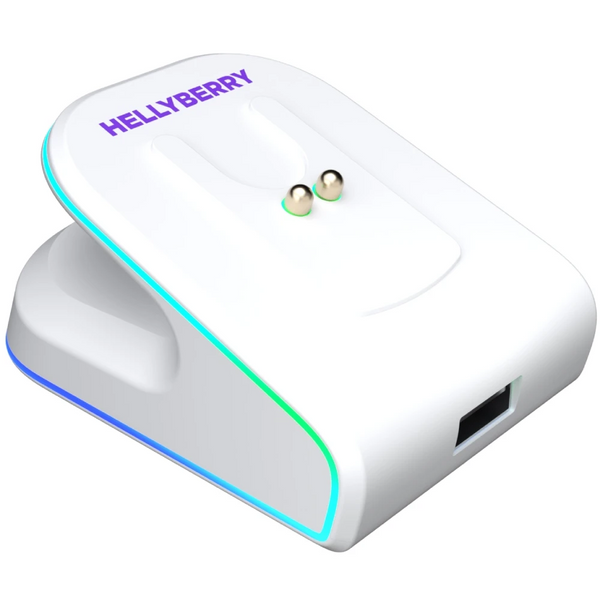 Бездротова миша HATOR Hellyberry HM47 wireless White Violet, з док-станцією, сенсор PAW3311, 12000 DPI, 1000 Гц, Bluetooth / 2.4 ГГц / USB 7268 фото