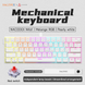 Механічна клавіатура Ajazz x Nacodex NK61 White, Hot Swap, RGB, Дротове підключення 8913 фото 2