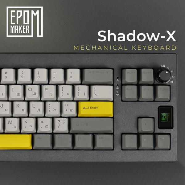 Клавіатура Epomaker Shadow-X Black  2089 фото