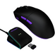 Бездротова миша HATOR Hellyberry HM47 wireless Black Violet, з док-станцією, сенсор PAW3311, 12000 DPI, 1000 Гц, Bluetooth / 2.4 ГГц / USB 7269 фото