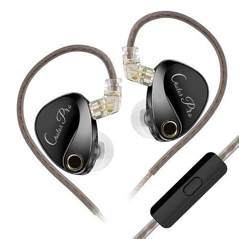 Ігрові навушники KZ Castor Pro Improved Bass Black з мікрофоном 9628 фото